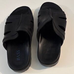 Bass Men's Dark Slide Sandals Size 10M
